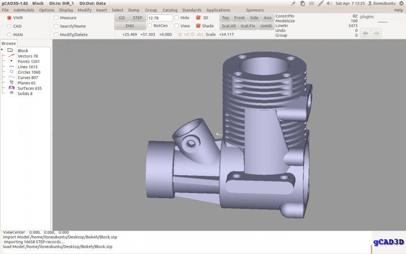 gCAD3D gCAD3D